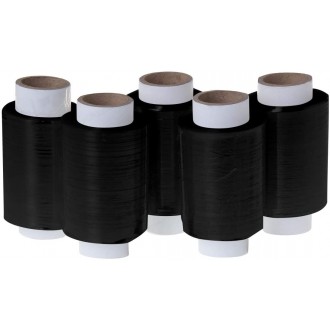 Folia stretch czarna mini 10cm/100m 84szt