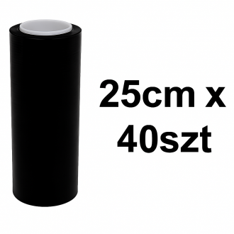 Folia MINI RAP 25cm/100m czarna Wysyłka GRATIS