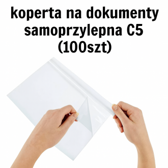 Koperty na dokumenty  samoprzylepne C5 100szt